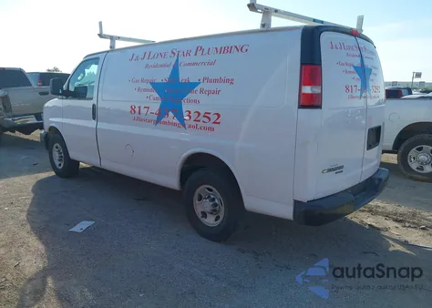 2016 Chevrolet Express 2500 Work Van из США, поврежденный, VIN 1GCWGAFF0G1180897